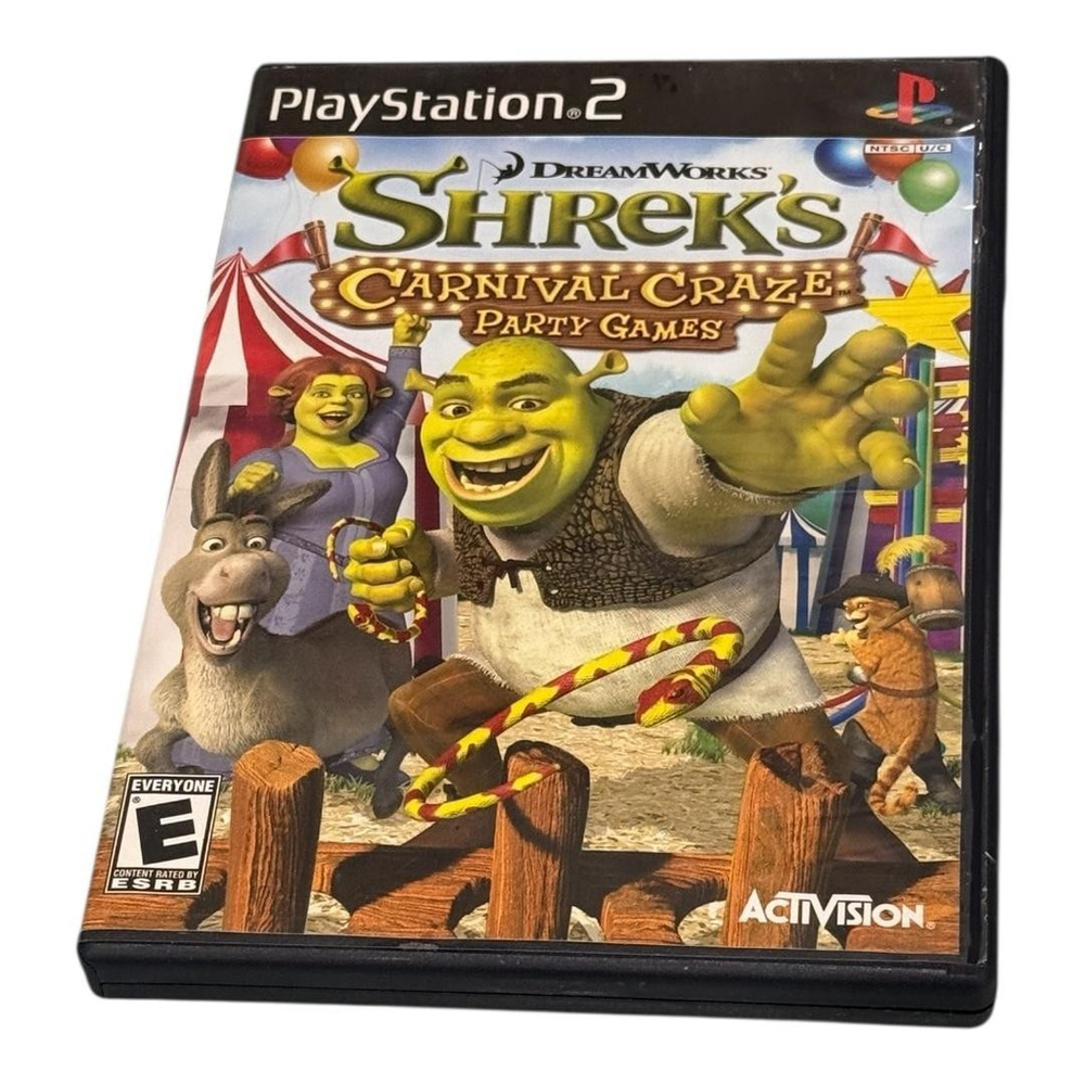 Shrek's Carnival Craze Party Games Sony PlayStation 2 PS2 Game Complete E